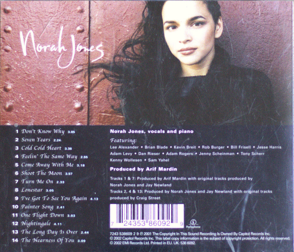 Norah Jones - Come Away With Me CD