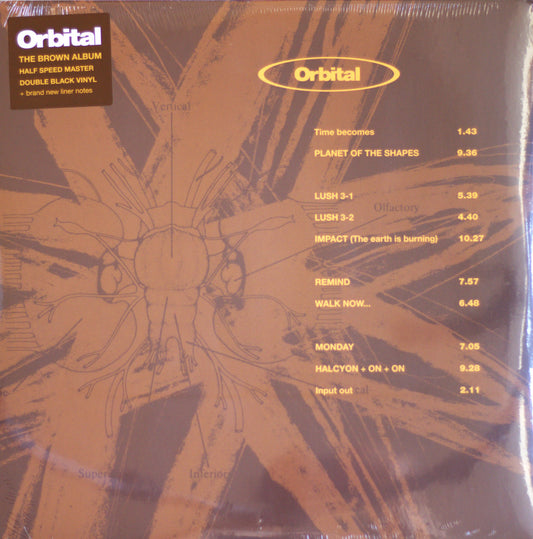Orbital The Brown Album on vinyl front cover half speed master