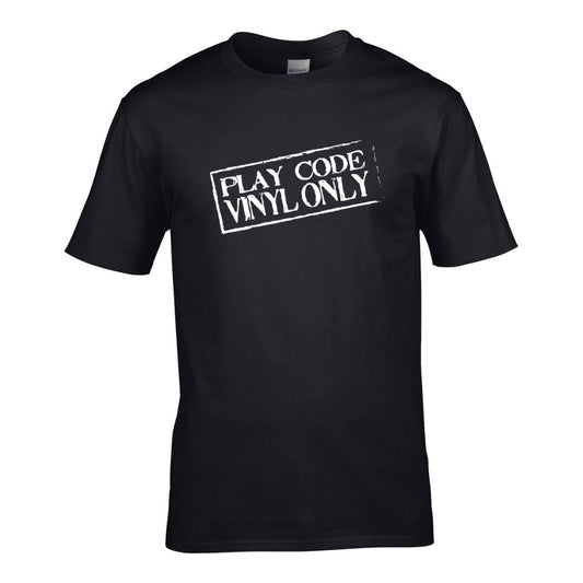 Play Code Vinyl Only – Signature Logo Тениска Черна