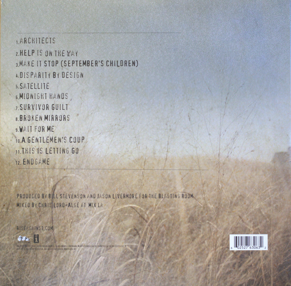 Rise Against – Endgame Vinyl LP