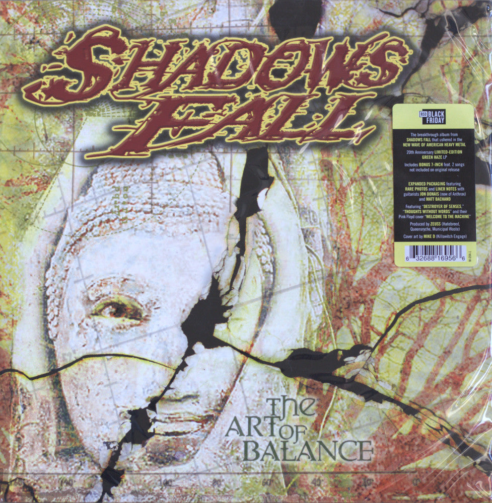 Shadows Fall – The Art Of Balance 20th Anniversary Green Haze Vinyl LP + Bonus 7"